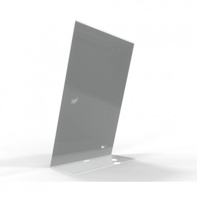 PORTA GRAFICA ACRILICO A6 (10.5*14.8 CMS) FORMATO L VERTICAL 1.7 MM (C50)